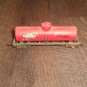 HO Life Like train car Campbells chunky Prego single dome tanker railroad